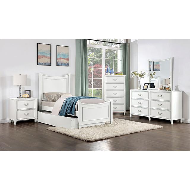 Furniture of America Lycoris CM7477WH-M Mirror IMAGE 2