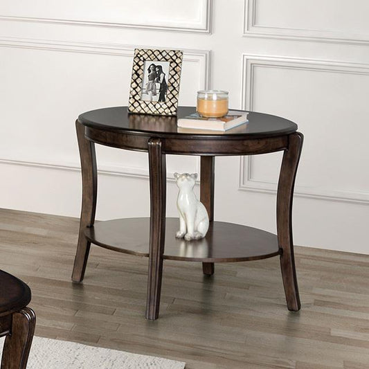 Furniture of America Orkdal FM40001BR-E End Table IMAGE 1