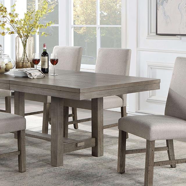 Furniture of America San Antonio CM3251GY-T-7PC 7 Pc Dining Table Set IMAGE 4