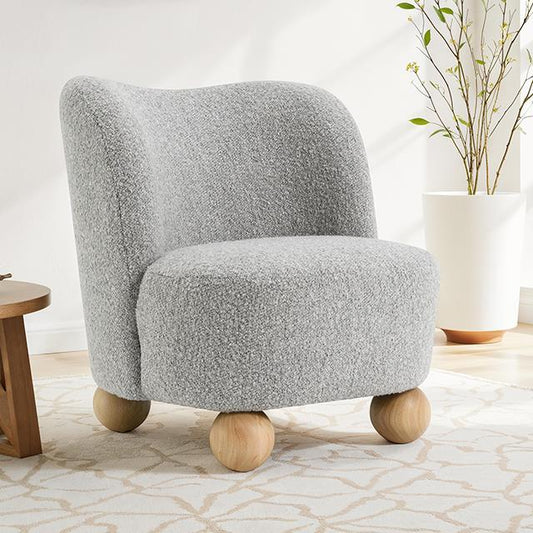 Furniture of America Karey FM-AC6010GY Accent Chair IMAGE 1