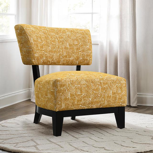 Furniture of America Aveni FM-AC6008YL Accent Chair IMAGE 1