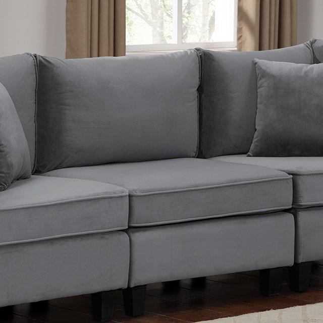 Furniture of America Sandrine CM6499-CH Armless Chair IMAGE 1