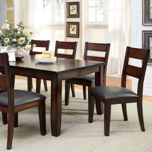 Furniture of America Dickinson CM3187T-7PC 7 Pc Dining Table Set IMAGE 3