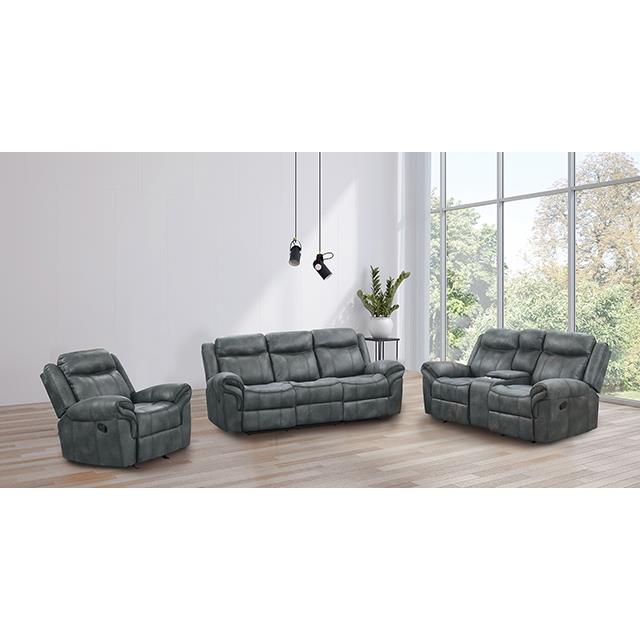 Furniture of America Agata NX6001DG-CH Glider Recliner IMAGE 2