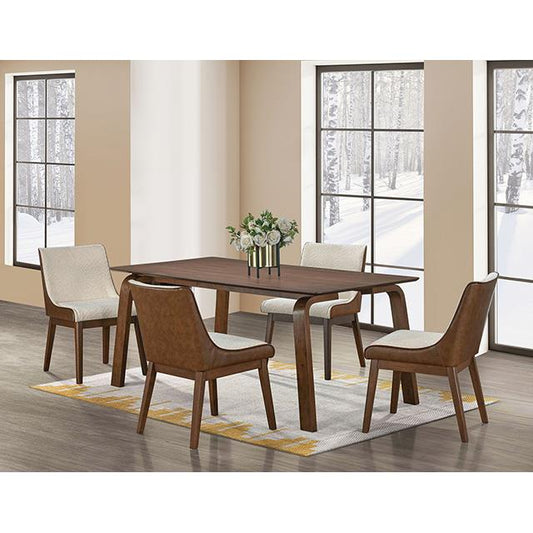 Furniture of America Viken FM3213WN-T-5PC 5 Pc Dining Table Set IMAGE 1