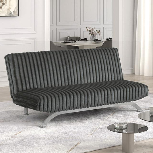Furniture of America Villeneuve FM2906DG Futon Sofa Bed IMAGE 1