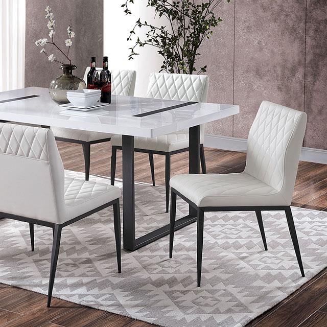 Furniture of America Alessia FOA3769T-7PC 7 Pc Dining Table Set IMAGE 4