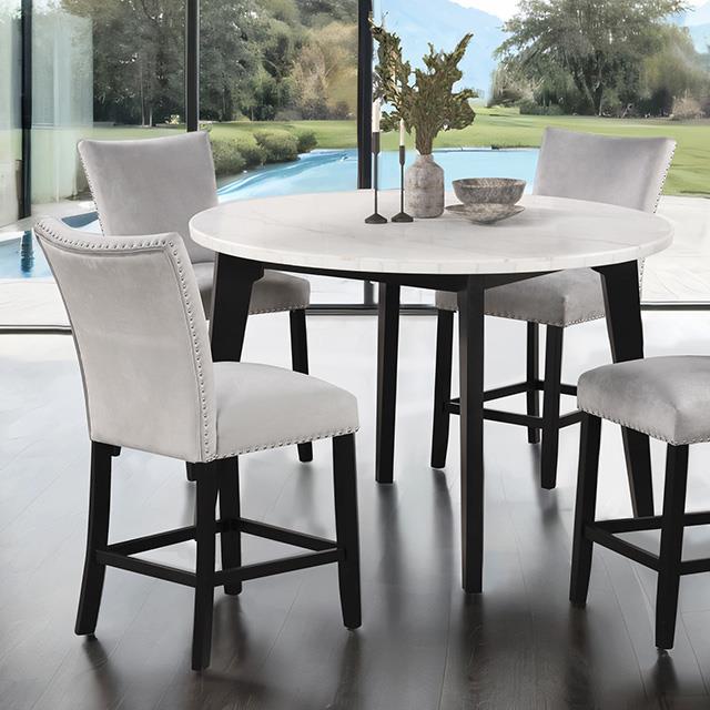 Furniture of America Sabro FM3330BK-RT-5PC 5 Pc Dining Table Set IMAGE 2