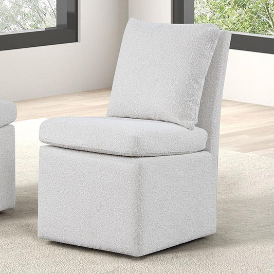 Furniture of America Broager FM3000WH-SC Dining Chair IMAGE 1