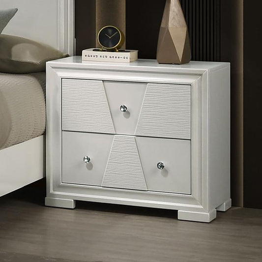 Furniture of America Holsted FM72012WH-N Nightstand IMAGE 1