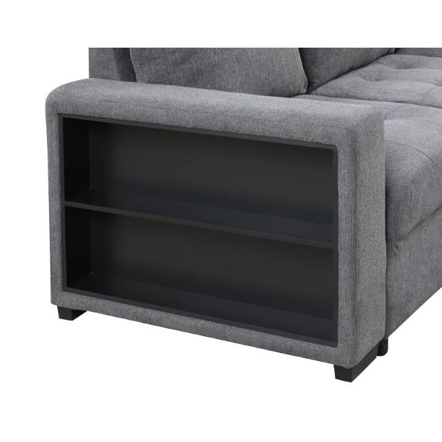 Furniture of America Stockwell FM6966DG-SECT Sleeper Sofa Sectional IMAGE 7