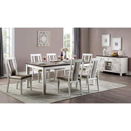 Furniture of America Halsey CM3142T-7PC 7 Pc Dining Table Set IMAGE 1