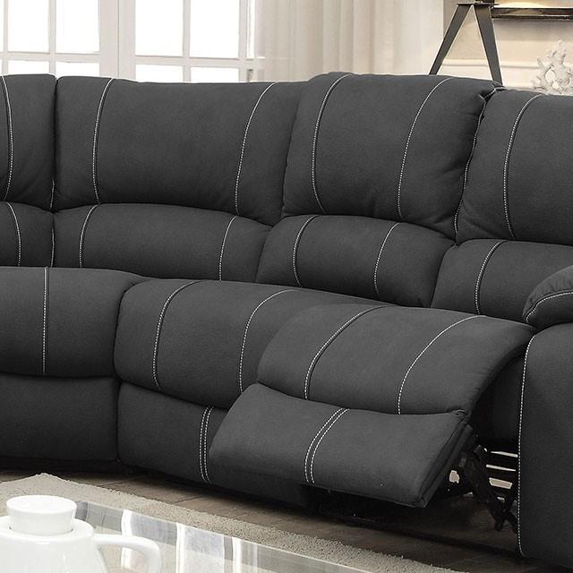 Furniture of America Monique CM6519-CH Armless Chair with Drop Down Table IMAGE 3