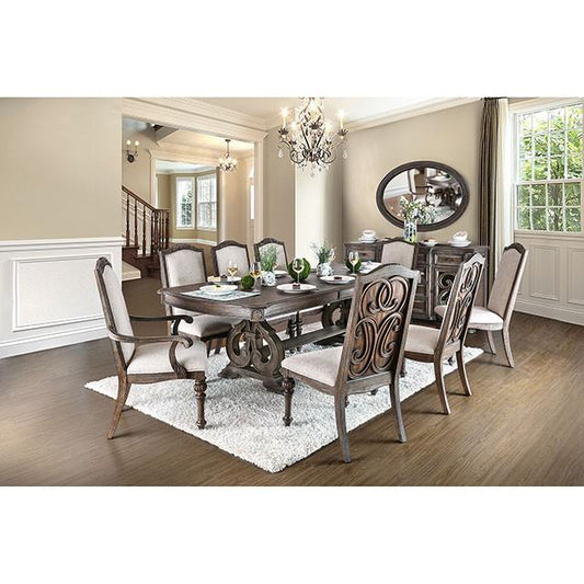 Furniture of America Arcadia CM3150T-7PC 7 Pc Dining Table Set IMAGE 1