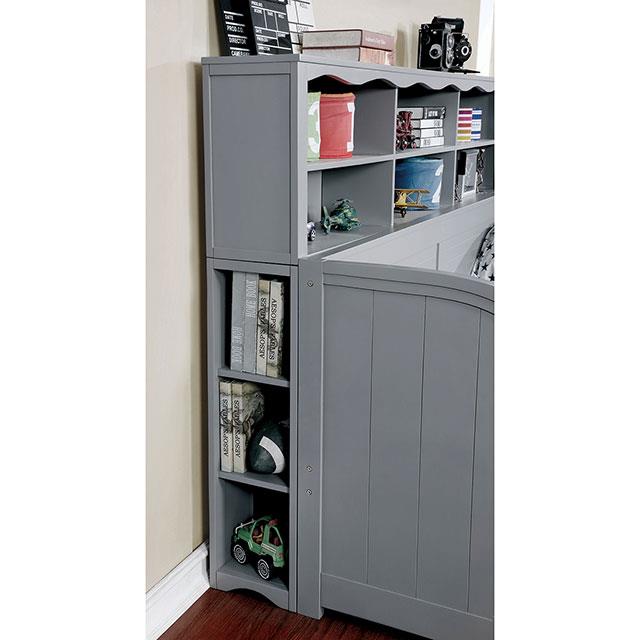 Furniture of America Frida CM1950GY-BC-PK Bookcase IMAGE 4