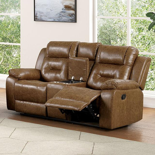 Furniture of America Ezekius FM6011BR-LV-M Loveseat IMAGE 1