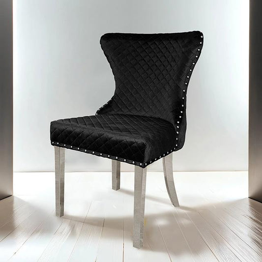 Furniture of America Portanova FM33014BK-SC-2PK Set Of 2 Chair IMAGE 1
