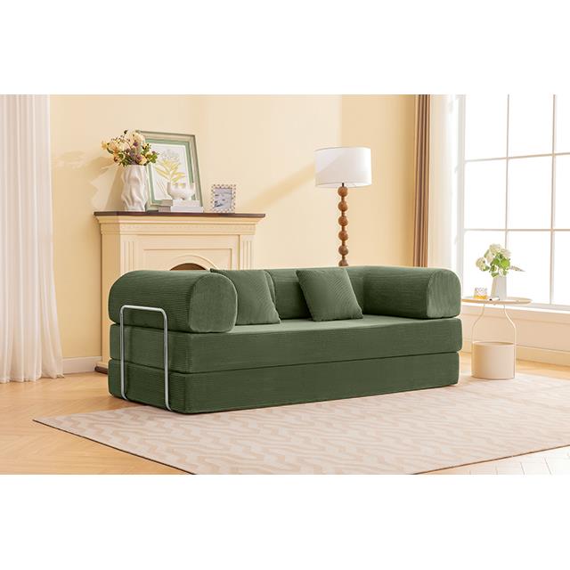 Furniture of America Perri SL6907GR 79" Compressed Sofa IMAGE 2