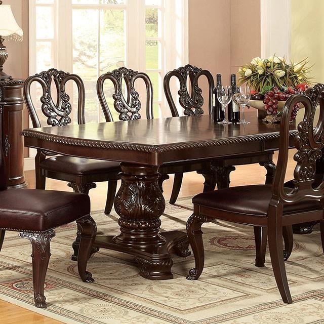Furniture of America Bellagio CM3319T-7PC-WOOD 7 Pc Dining Table Set IMAGE 9