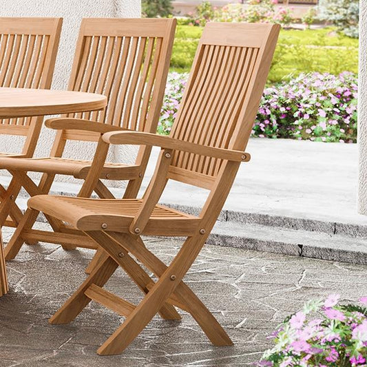 Furniture of America Nusa GM-2037 Folding Arm Chair IMAGE 1