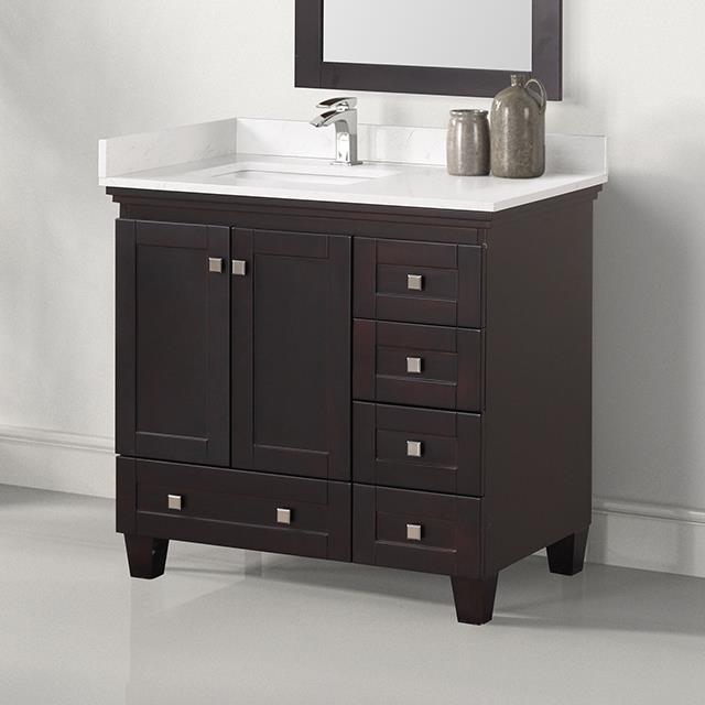 Furniture of America Aprea TM-CT008WH-36+10ES Vanity Set IMAGE 1