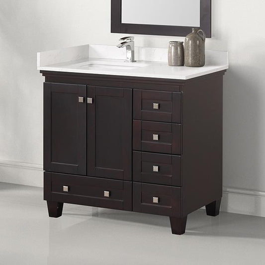 Furniture of America Aprea TM-CT008WH-36+10ES Vanity Set IMAGE 1