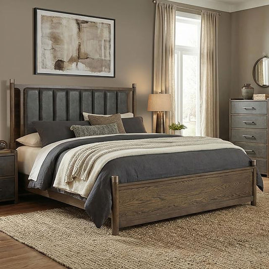 Furniture of America Newent FM74009DW-Q-BED Queen Bed IMAGE 1