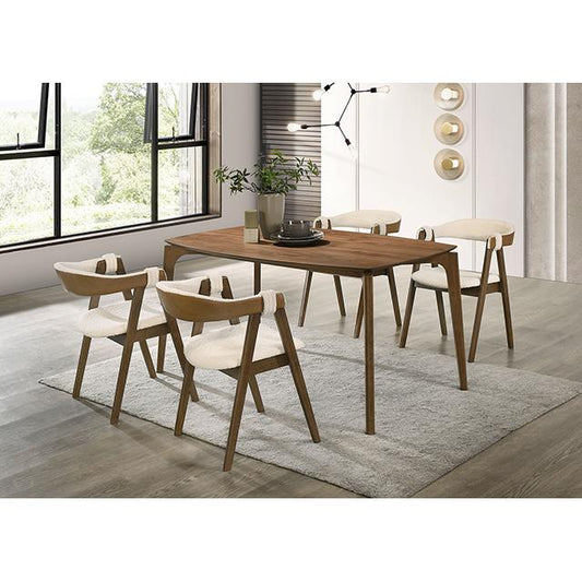 Furniture of America Ebikon FM3216WN-T-5PC 5 Pc Dining Table Set IMAGE 1