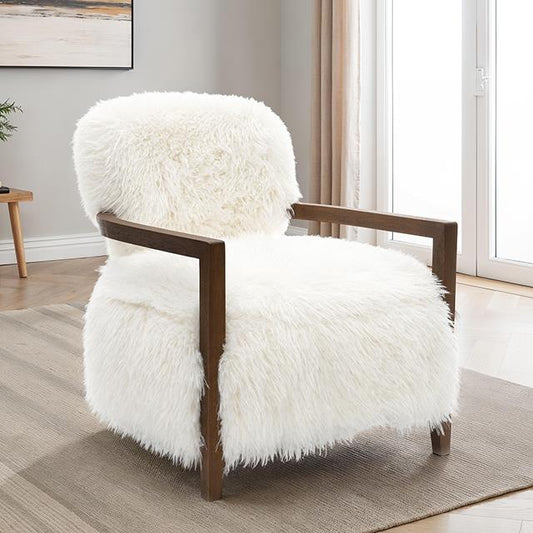 Furniture of America Eramo FM-AC6005WH Accent Chair IMAGE 1