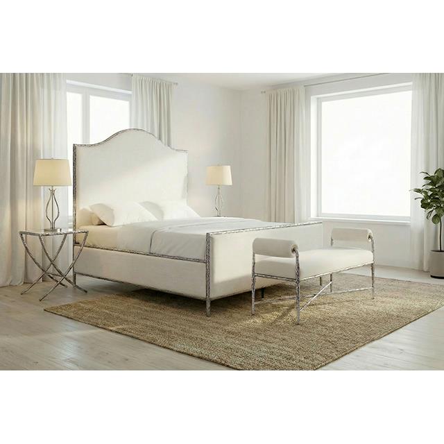 Furniture of America Vilna FM77001GY-EK-3A King Bed IMAGE 2
