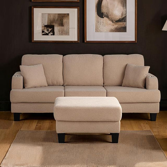 Furniture of America Cinderford SL6936BG-SF-PK Sofa IMAGE 1