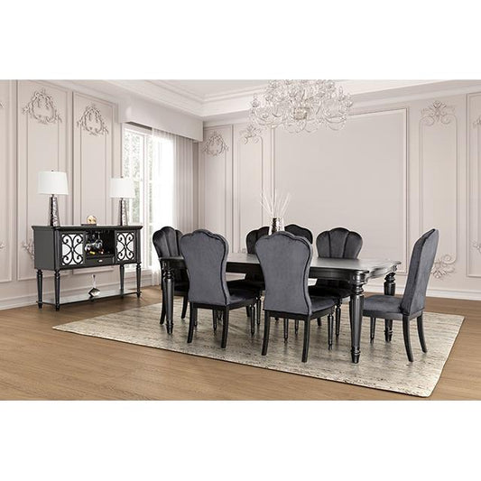 Furniture of America Melodi Parc FM3416BK-T-7PC 7 Pc Dining Table Set IMAGE 1