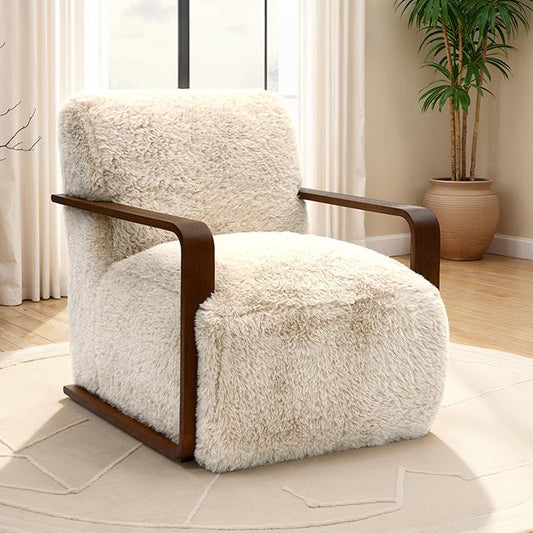 Furniture of America Elardo FM-AC6006BG Accent Chair IMAGE 1