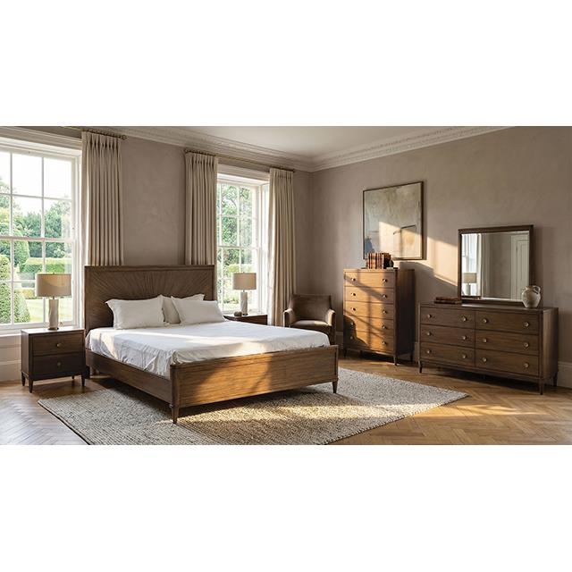 Furniture of America Clarksburg FM79018WN-Q-BED Queen Bed IMAGE 2