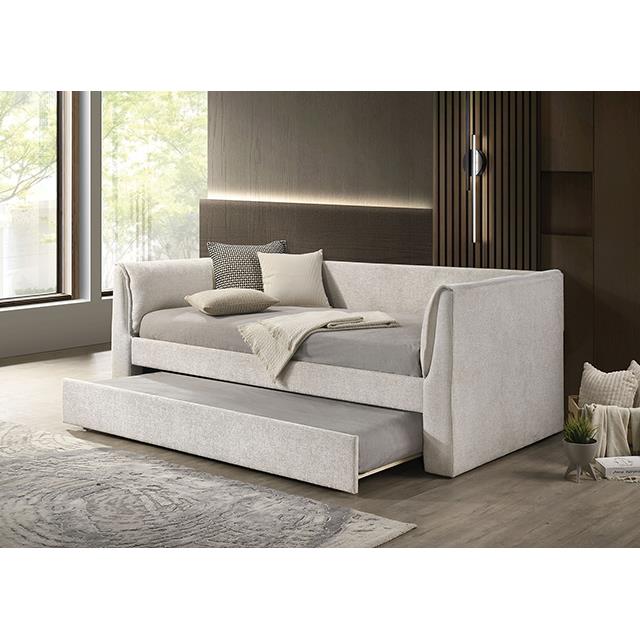 Furniture of America Upney FM1204WH-BED Twin Daybed with Trundle IMAGE 2
