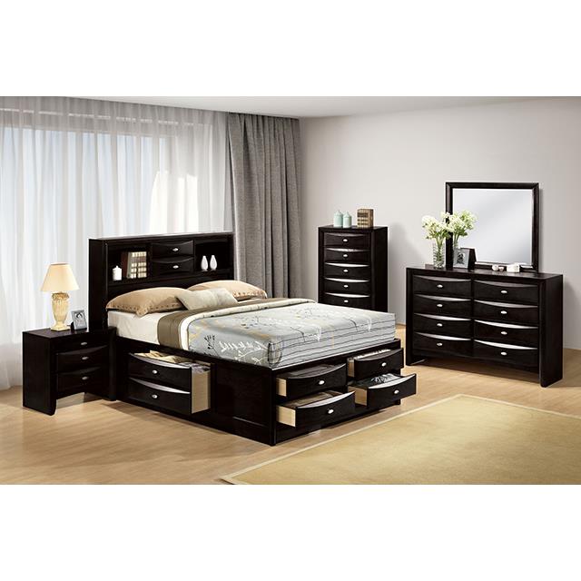 Furniture of America Zosimo FM7210BK-EK-BED King Storage Bed IMAGE 2