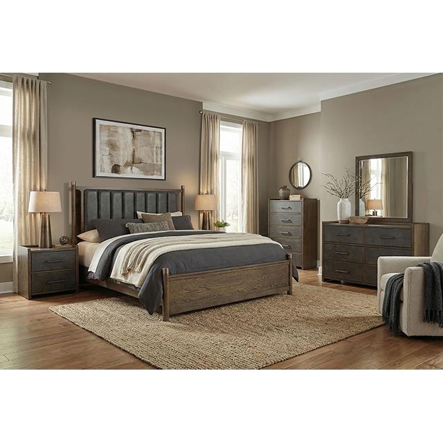 Furniture of America Newent FM74009DW-EK-BED King Bed IMAGE 2