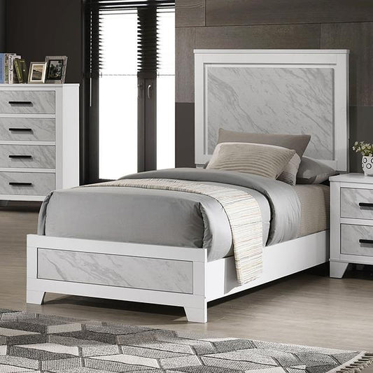 Furniture of America Darlene FM72018WH-T-BED Twin Bed IMAGE 1