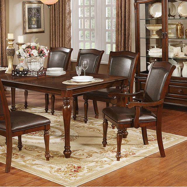 Furniture of America Sylvana CM3453T-7PC 7 Pc Dining Table Set IMAGE 7