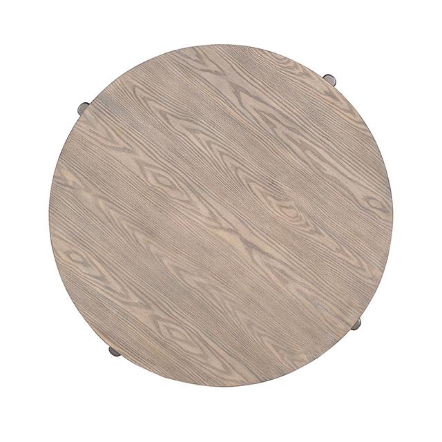 Furniture of America Roros FM44008NT-ER Round End Table IMAGE 3