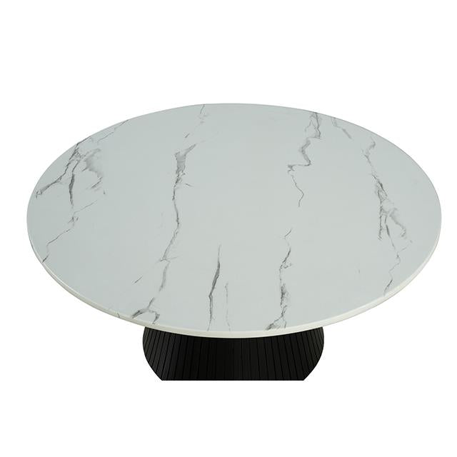 Furniture of America Sindal FM44004BK-CR-TABLE Round Cocktail Table IMAGE 3