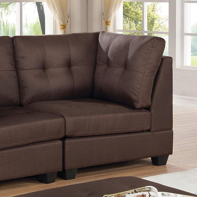 Furniture of America Pencoed CM6957BR-CNR Corner Chair IMAGE 1