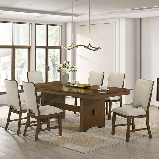 Furniture of America Horsholm FM32004WN-T-TABLE Dining Table IMAGE 1