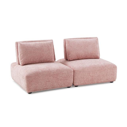 Furniture of America Stavanger FM63001PK-B 2-Seater IMAGE 1