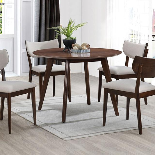 Furniture of America Onaka TM3112T-5PC 5 Pc Round Table Dining Set IMAGE 1