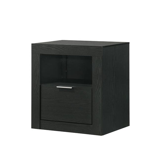 Furniture of America Altimari FM72026BK-N Nightstand IMAGE 1