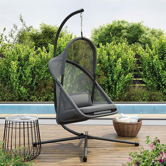 Furniture of America Crush GM-1011DG Swing Chair IMAGE 1