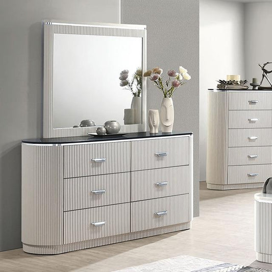 Furniture of America Aldgate FM7244GY-D Dresser IMAGE 1