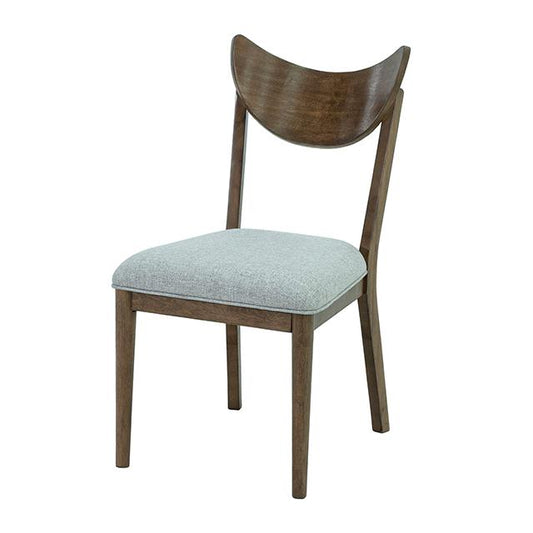 Furniture of America Clarksburg FM39018WN-SC-2PK Set Of 2 Side Chair IMAGE 1