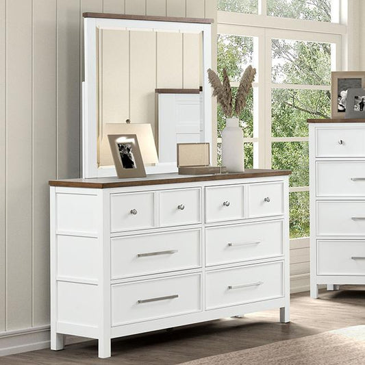 Furniture of America Pinetop FM7171WH-D Dresser IMAGE 1